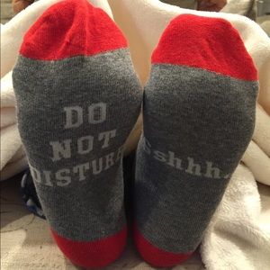 Do not disturb socks
